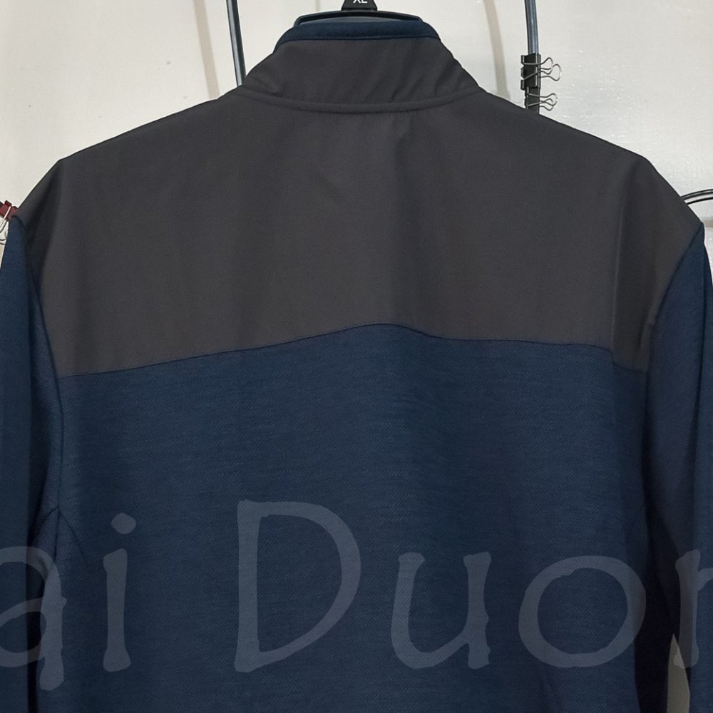 Orvis men bonded mesh full-zip Jacket BLUE - Picture 9 of 12